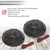 Pyle PLMRS5B 5.25" 180 Watt Max Power 2-Way Waterproof Low Profile Slim Style Marine Audio Speakers (Pair, Black)