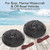 Pyle PLMRS5B 5.25" 180 Watt Max Power 2-Way Waterproof Low Profile Slim Style Boat Audio Speakers (Pair, Black)
