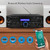 Pyle PDA5BU 200W Bluetooth USB FM Radio Stereo Home Audio Amplifier Receiver with Blue LCD