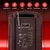 Pyle PHPWA8TB.5 Wireless Bluetooth PA Speaker — 280 Watt Portable Karaoke System, 3 Microphones Included, USB/FM Playback, LED Party Lights
