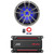 Infinity Reference 10" 750 Watt Max Power Multi-Element Titanium RGB LED Marine Audio Subwoofer (Single), 600W Max Compact Waterproof Digital Boat Mono Amplifier, 8 Gauge Amplifier Wiring Kit