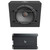JBL Stage 1200S 12" 1000 Watt Max Power Car Audio Subwoofer Sealed Enclosure (Single), Infinity Primus 3000A 300 Watt RMS Compact Mono Automotive Subwoofer Amplifier