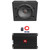 JBL Stage 1200S 12" 1000 Watt Max Power Car Audio Subwoofer Sealed Enclosure (Single), 300 Watt RMS Full-Range Class D Mono Automotive Subwoofer Amplifier, 8 Gauge Amplifier Wiring Kit
