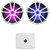 One Pair (QTY 2) Of Infinity Reference 10" 750 Watt Max Power Multi-Element White RGB LED Marine Audio Subwoofer, 1200 Watt Max Power Mono Class D Boat Amplifier