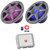 2x JBL Stadium Marine 102 10" 900 Watt Max Power RGB LED Gray Marine Subwoofer With SSI, 350 Watt x 1 @ 4 Ohms Mono Class D Boat Amplifier, 8 Gauge Amplifier Wiring Kit