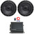 One Pair (QTY 2) Of JBL STADIUM102SSI 10" 1350 Watt Max Power High Performance Car Audio Subwoofer, 400 Watt Class D Mono Automotive Subwoofer Amplifier, 8 Gauge Amplifier Wiring Kit