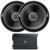 One Pair (QTY 2) Of JBL STADIUM122SSI 12" 1500 Watt Max Power High Performance Car Audio Subwoofer with SSI, Infinity Primus 3000A 300 Watt RMS Compact Mono Automotive Subwoofer Amplifier