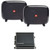 One Pair (QTY 2) Of JBL FUSE Dual Compact 8" 600 Watt Max Power Passive Car Audio Subwoofer Enclosures, 400 Watt Class D Mono Automotive Subwoofer Amplifier