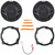 2x Alphasonik AS26 6.5" 350 Watt Max Power Full Range Coaxial 3-Way Car Audio Speakers, 2x Speaker Adapter, Speaker Adaptor Harness, Pry Tool Set (Fits Select 2010-14 Hyundai and Kia Vehicles)