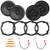 2x JBL Stage3 68CF 6.5" 760 Watt Max Power 2-Way Component Car Audio Speakers w/Adapters, 2x 6.5" 560 Watt Max Power 2-Way Coaxial Automotive Speakers w/Adapters, Speaker Harness, Pry Tool Set