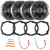 4x Kicker 40CS654 6.5" 300 Watt Max Power 2-Way Car Audio Speakers, 4x Speaker Adapter, 2x Speaker Adaptor Harness, Pry Tool Set (Fits Select 2010-14 Hyundai and Kia Vehicles)