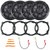 4x Kicker 43CSC654 CS Series 6.5" 300 Watt Max Power 2-Way Black Coaxial Car Audio Speakers, 4x Speaker Adapter, 2x Speaker Adaptor Harness, Pry Tool Set (Fits Select 2010-14 Hyundai and Kia Vehicles)