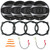 4x Dual Electronics D65SP 6.5" 100 Watt Max Power 2-Way Car Audio Speakers, 4x Speaker Adapter, 2x Speaker Adaptor Harness, Pry Tool Set (Fits Select 2010-14 Hyundai and Kia Vehicles)