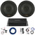 2x Kicker KSC650 KS-Series 6.5" 200W Max 2-Way Thin-Mount Speakers, 4-Channel Amplifier w/Front Wiring Harness + Install Kit, Antenna Booster, Speaker Wire (Bundle Fits 2014+ Harley Davidson FLH/FLT)