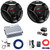 2x JVC CS-DR621 6.5" 300W Max 2-Way Coaxial Speakers, 4-Channel 400 Watt Amplifier w/Front Wiring Harness + Install Kit, Power Block, Antenna Booster, Wire (Fits 2014+ Harley Davidson FLH/FLT)