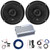 2x JBL Stage3 68F 6.5" 560 Watt Max Power 2-Way Coaxial Speakers, 2-Channel Amplifier w/Front Wiring Harness + Install Kit, Antenna Booster, Speaker Wire (Bundle Fits 2014+ Harley Davidson FLH/FLT)