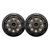 Kicker 6.5" 150 Watt Peak Power 2-Way Marine OEM Replacement Black Boat Audio Speakers (Pair)