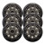 Kicker 6.5" 150 Watt Peak Power 2-Way Marine OEM Replacement Black Boat Audio Speakers (Qty 6)