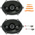 2x Kicker 43DSC6804 D-Series 6x8" 200 Watt Max Power 2-Way 4-Ohm Car Audio Coaxial Speakers, Speaker Harness, Pry Tool Set (Bundle Fits Select 1989-Up Ford Vehicles)