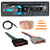 Dual Electronics XDM290BT Single DIN Bluetooth USB/AUX MP3/CD Player AM/FM Car Stereo Receiver, Pry Tool Set, Radio Antenna, Speaker Wire, Wiring Harness for Select 1985–2004 Ford & Other Vehicles
