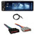 Pyle PLTS82 Single DIN 6.26" Touchscreen Bluetooth USB/AUX MP3 Player AM/FM Radio Car Audio Stereo Receiver, 22" Radio Antenna, Wiring Harness for Select 1985–2004 Ford & Other Vehicles