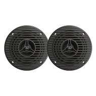 Milennia S3501 3.5" 75 Watt Peak Power All Weather High Performance OEM Replacement Full Range Graphite Audio Speakers (Pair)