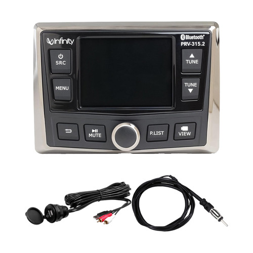 Infinity PRV-315.2 AM/FM Radio Receiver USB Port Bluetooth 200 Watt ...