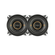 Kicker KS-Series KSC40 4" 150 Watt Peak Power 4-Ohm 2-Way Thin-Mount Car Audio Speakers with .5" Tweeters (Pair)