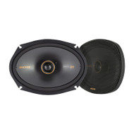 Kicker KS-Series KSC690 6x9" 300 Watt Peak Power 4-Ohm 2-Way Thin-Mount Car Audio Speakers with 1" Tweeters (Pair)