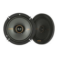 Kicker KS-Series KSC650 6.5" 200 Watt Peak Power 4-Ohm 2-Way Thin-Mount Car Audio Speakers with .75" Tweeters (Pair)