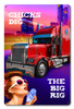 Chicks Dig The Big Rig Metal Sign 12 x 18 Inches