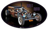 Montana Rat Rod Oval Metal Sign 24 x 14 Inches