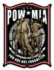 Pow Metal Sign 24 x 33 Inches