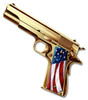 Golden Gun Metal Sign 16 x 14 Inches