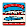 Salt Flats Metal Sign 12 x 12 Inches