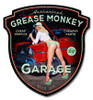 Grease Monkey Metal Sign 15 x 16 Inches