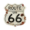 Route Us 66 Shield Vintage  Metal Sign 15 x 15 Inches