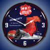 MKT Katy Lines  Lighted Wall Clock 14 x 14 Inches