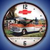 1959 Chevrolet Task Force Truck Lighted Wall Clock 14 x 14 Inches