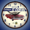 1959 El Camino Lighted Wall Clock 14 x 14 Inches