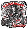 Hot Rod Heaven Metal Sign 18 x 19 Inches