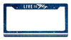 Live To Fly License Plate Frame 12 x 6 Inches