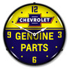 Chevrolet Bowtie Genuine Parts LED Lighted Wall Clock 14 x 14 Inches