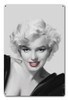 The Look Red Lips Marilyn Monroe Metal Sign 12 x 18 Inches