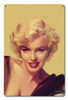 The Look Gold Marilyn Monroe Metal Sign 12 x 18 Inches