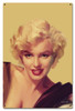 The Look Gold Marilyn Monroe Metal Sign 16 x 24 Inches
