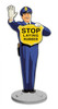 Guard Stop Laying Rubber Metal Sign 12 x 28 Inches