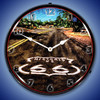 The Mother Road LED Lighted Wall Clock 14 x 14 Inches