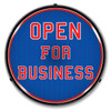 Open For Business LED Lighted Business Sign 14 x 14 Inches
