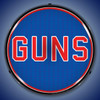 Guns LED Lighted Business Sign 14 x 14 Inches